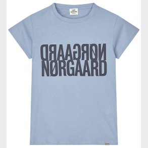 Mads N�rgaard T-shirt - Tuvina Logo - Faded Denim