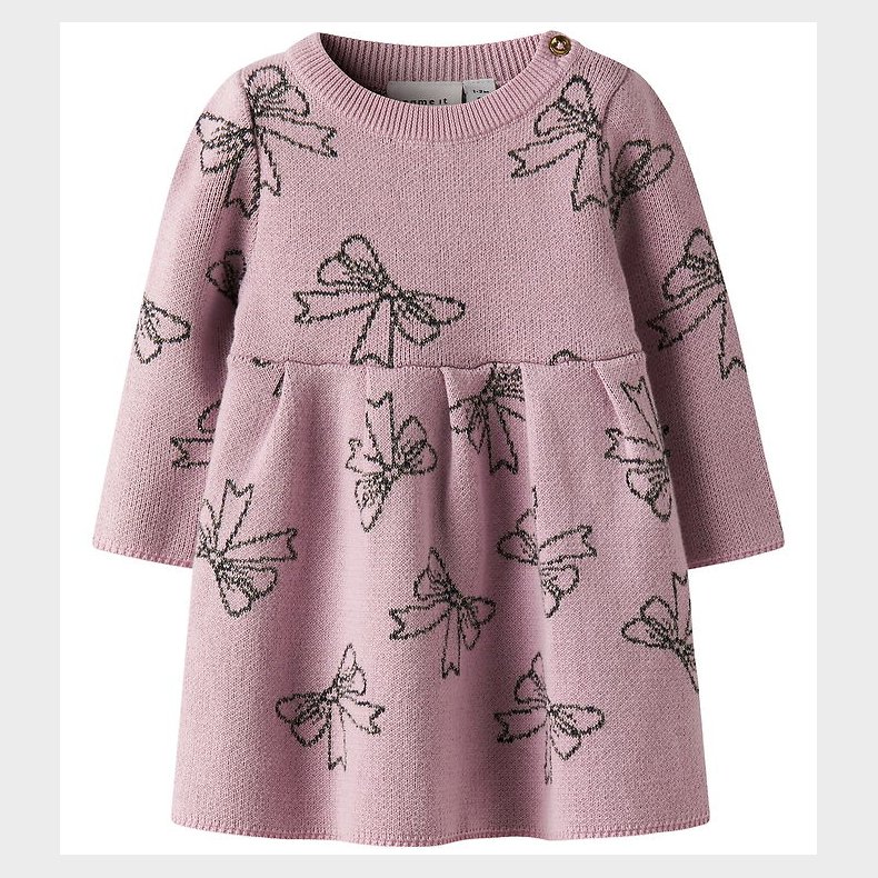 Name It Kjole - Strik - NbfRebowie - Keepsake Lilac