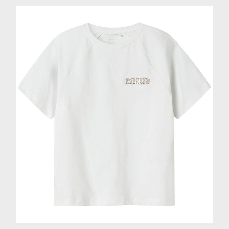 Name It T-shirt - NkmRob - Bright White
