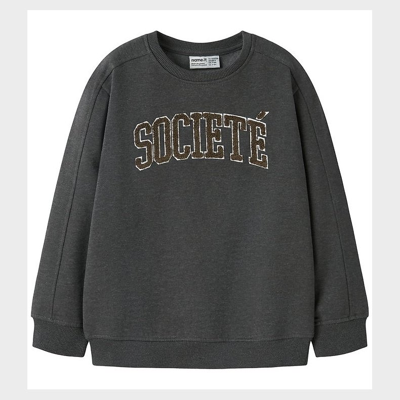 Name It Sweatshirt - NkmRobbie - Dark Grey Melange