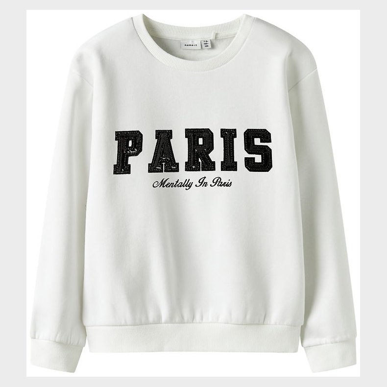 Name It Sweatshirt - NkfRetta - Bright White