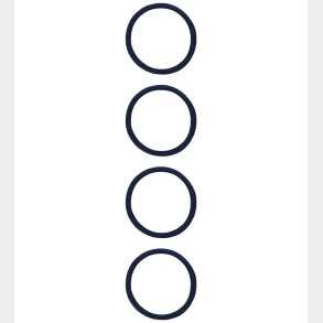 Name It Hrelastikker - NkfRiga - 4-pak - Beacon Blue/m. Glitter