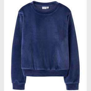 Name It Bluse - NkfVeloa - Velvet - Beacon Blue