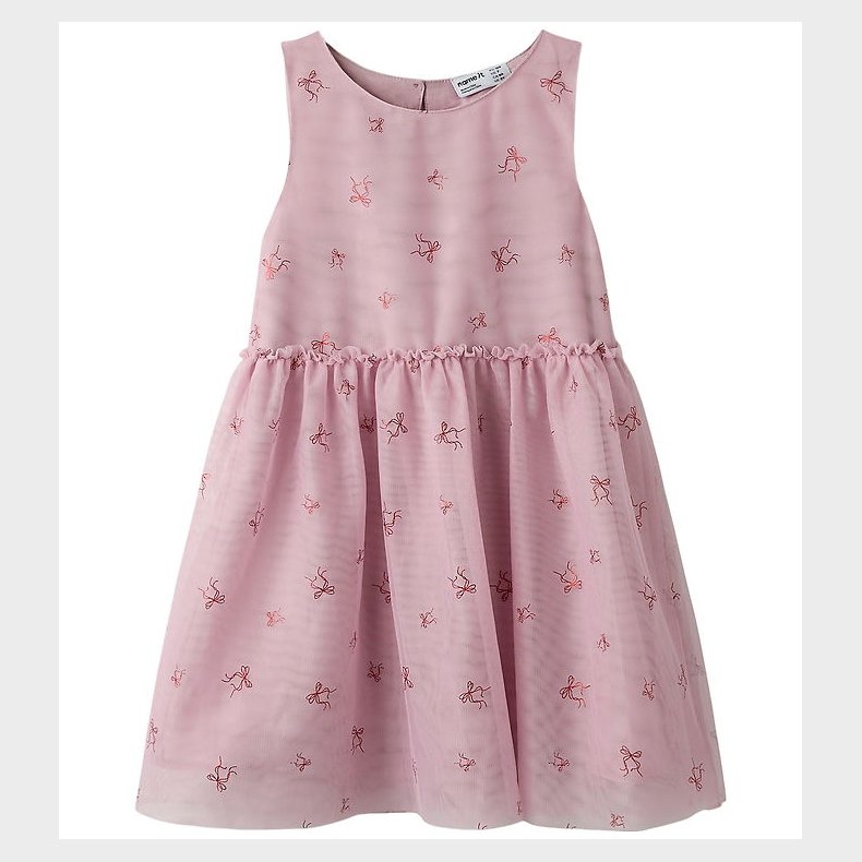 Name It Kjole - NkfVabos - Keepsake Lilac/Bows