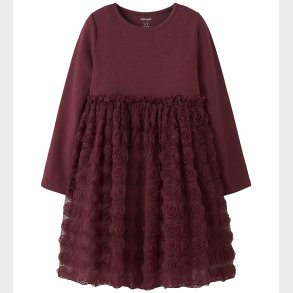 Name It Kjole - Tyl - NmfSykia - Burgundy