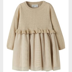 Name It Kjole - Strik - NmfRefraja - Cement