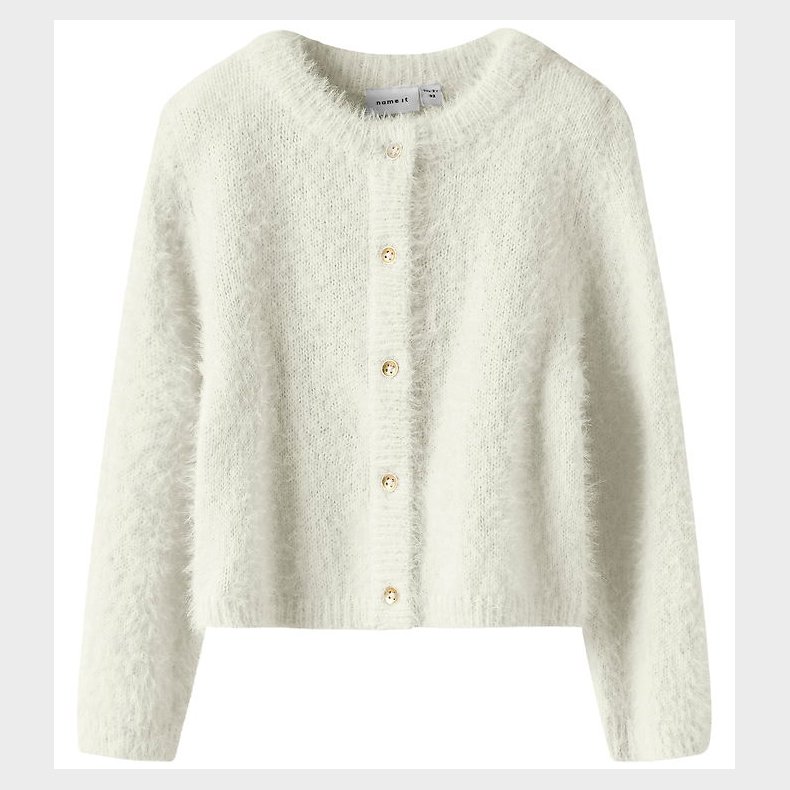 Name It Cardigan - Strik - NmfRevera - Cloud Dancer