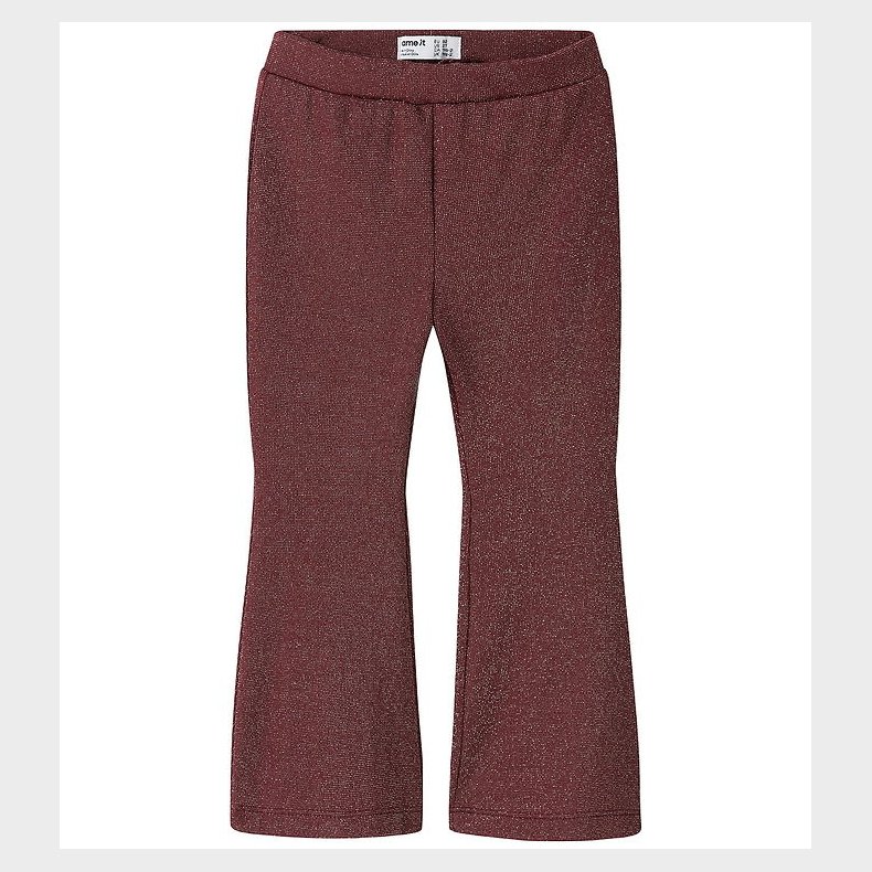 Name It Bukser - NmfRoisin - Bootcut - Burgundy