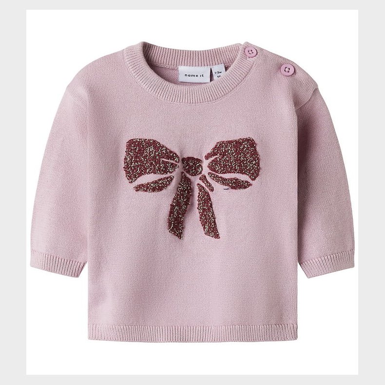 Name It Bluse - Strik - NbfRebow - Keepsake Lilac