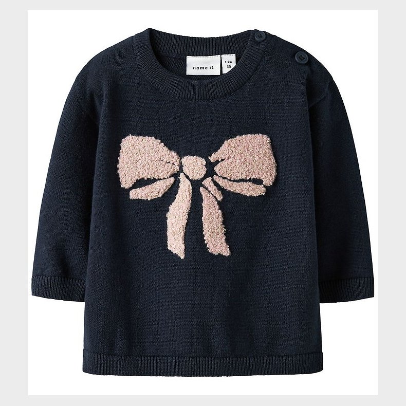 Name It Bluse - Strik - NbfRebow - Navy Blazer