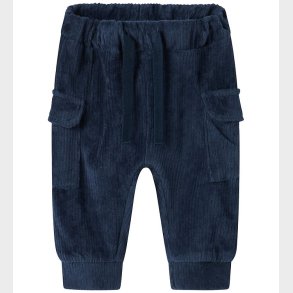 Name It Bukser - Velour - NbmRonny - Navy Blazer