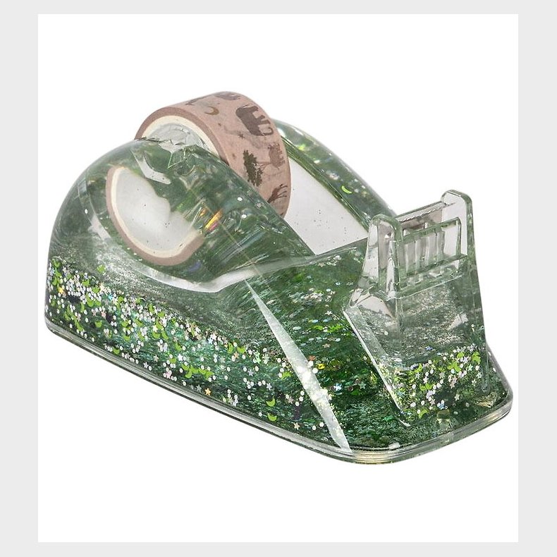 Konges Sljd Tape Dispenser - Sparkle Splash - Green