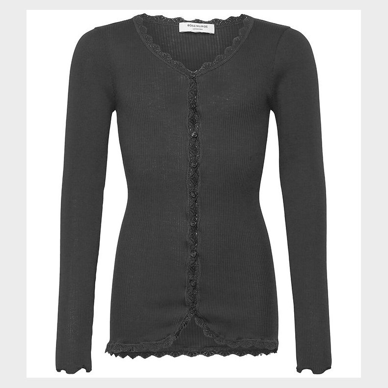 Rosemunde Cardigan - RkBalta - Modal Lace - Magnet