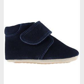 Pom Pom Skindfutter - Beginners Velcro - Navy Suede