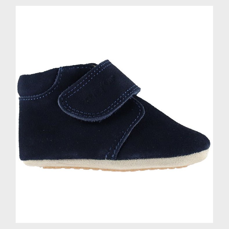 Pom Pom Skindfutter - Beginners Velcro - Navy Suede