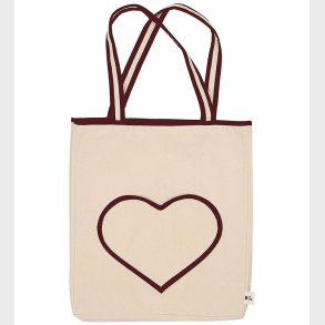 Design Letters Mulepose - In My Heart - Natural /Syrrah Burgundy