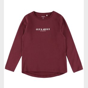 Name It Bluse - NmfVix - Burgundy/Out And About