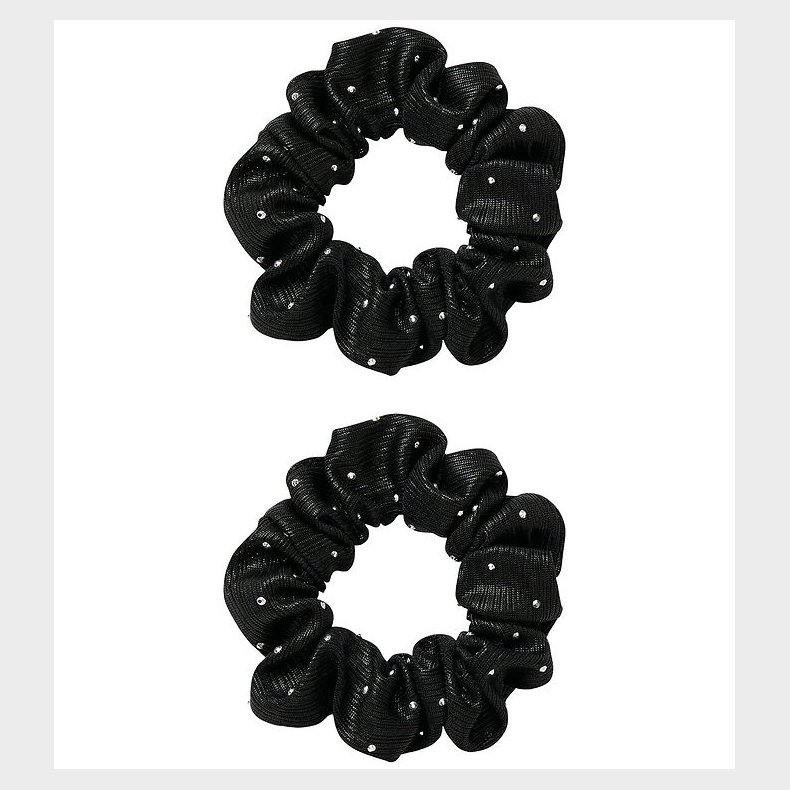 Name It Scrunchie - 2-pak - NkfRiglitter - Black
