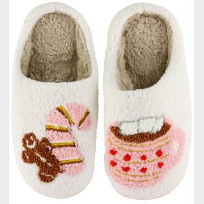 By Str Hjemmesko - Slippers Jul - Rosa/Brun