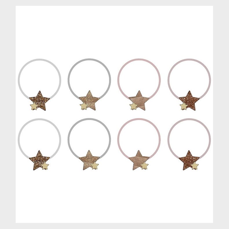 Mimi & Lula Hrelastikker - 8-pak - Starry Shimmer