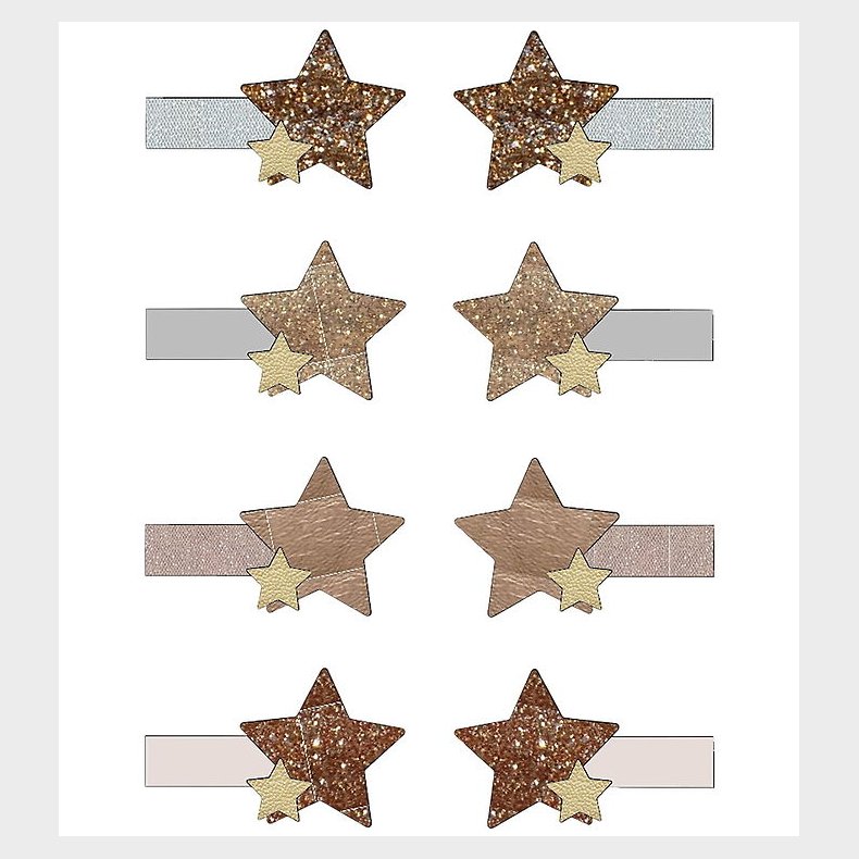 Mimi & Lula Hrclips - 8-pak - Mini Starry Shimmer
