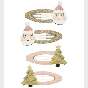 Mimi & Lula Hrspnder - 4-pak - Santa & Tree Christmas