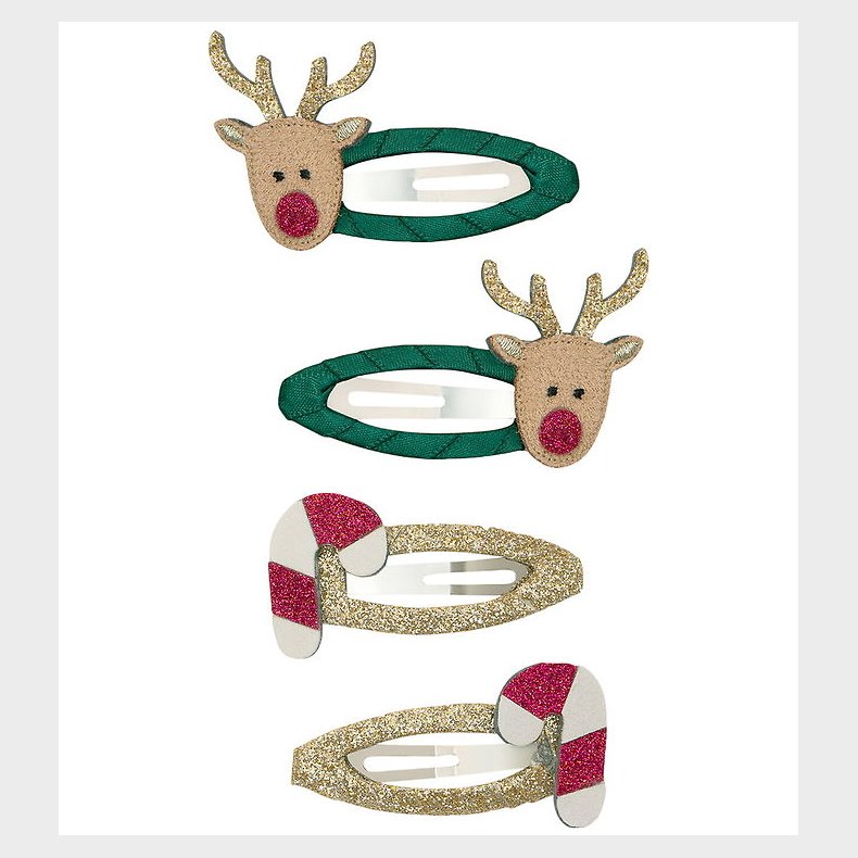 Mimi & Lula H�rsp�nder - 4-pak - Rudolph & Candy Christmas