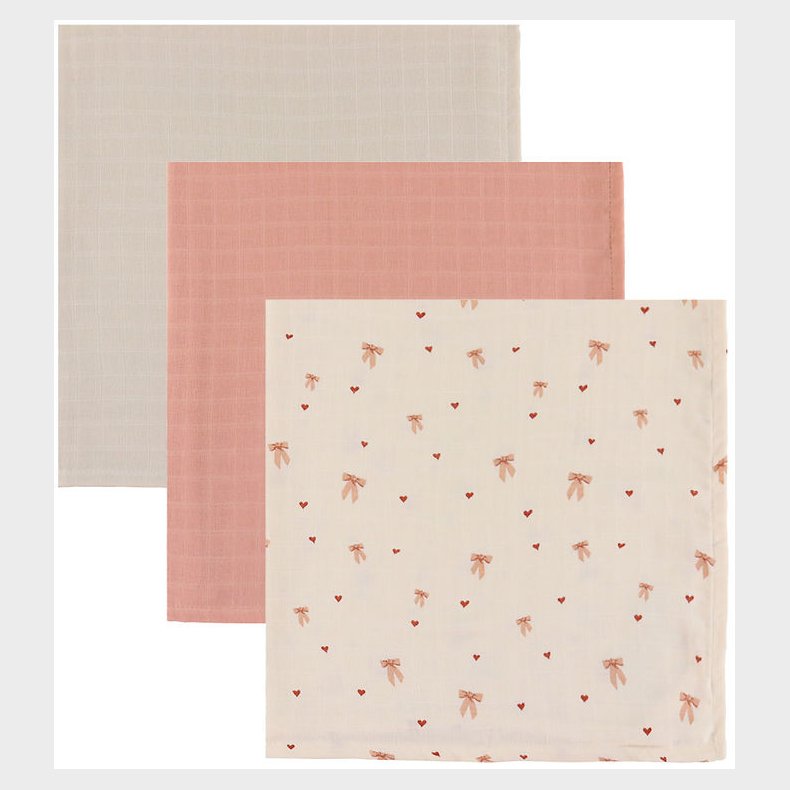 Cam Cam Stofbleer - 70x70 cm - 3-pak - Bows