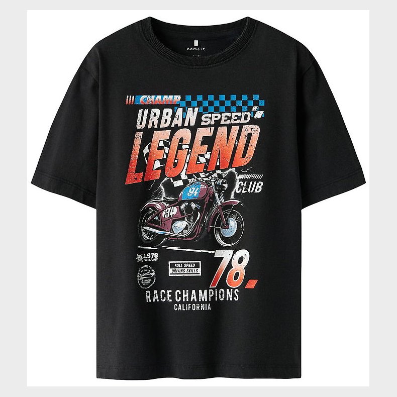 Name It T-shirt - NkmBank - Black