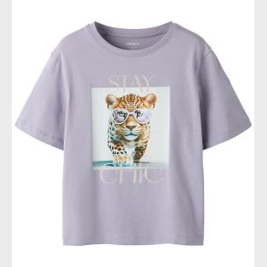 Name It T-shirt - NkfVotea - Lavender Gray/Stay Chic