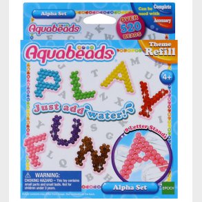 Aquabeads Perlest - Alpha set