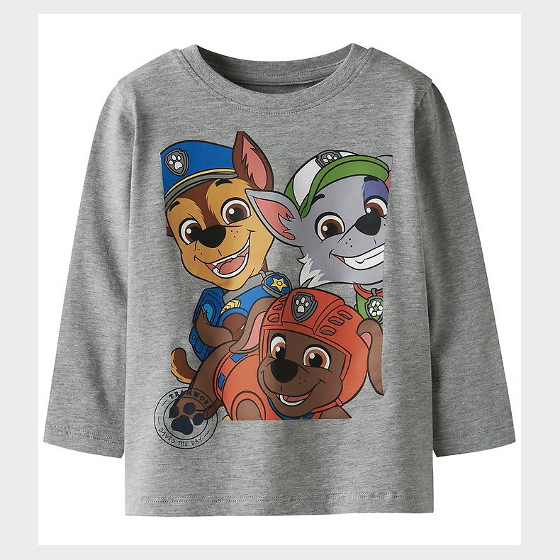 Name It Bluse - NmmNitin - Grey Melange