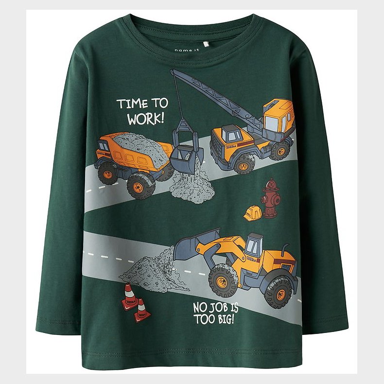 Name It Bluse - NmmOfek - Bistro Green