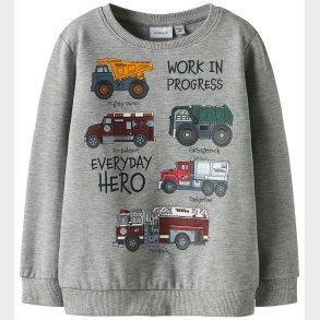 Name It Sweatshirt - NmmOrson - Grey Melange