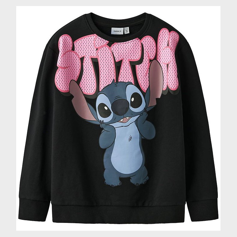 Name It Sweatshirt - NkfOdimi - Stitch - Black
