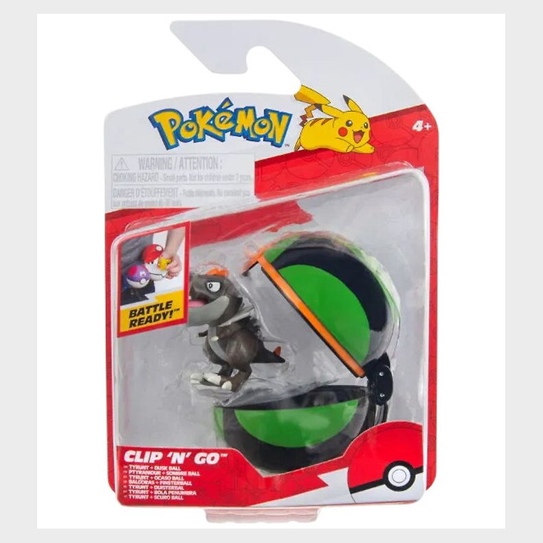 Pokmon Figur - Clip 'N' GO - Tyrunt m. Dusk Ball