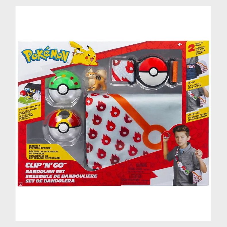 Pokmon Bandolier St - Clip 'N' Go - Growlithe