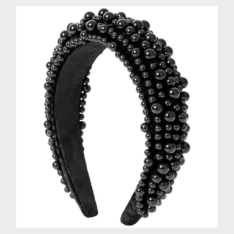 DAY ET Hrbjle - Pearly Velvet Hair Band - Sort