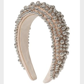 DAY ET Hrbjle - Beaded Chrome Hair Band - Silver