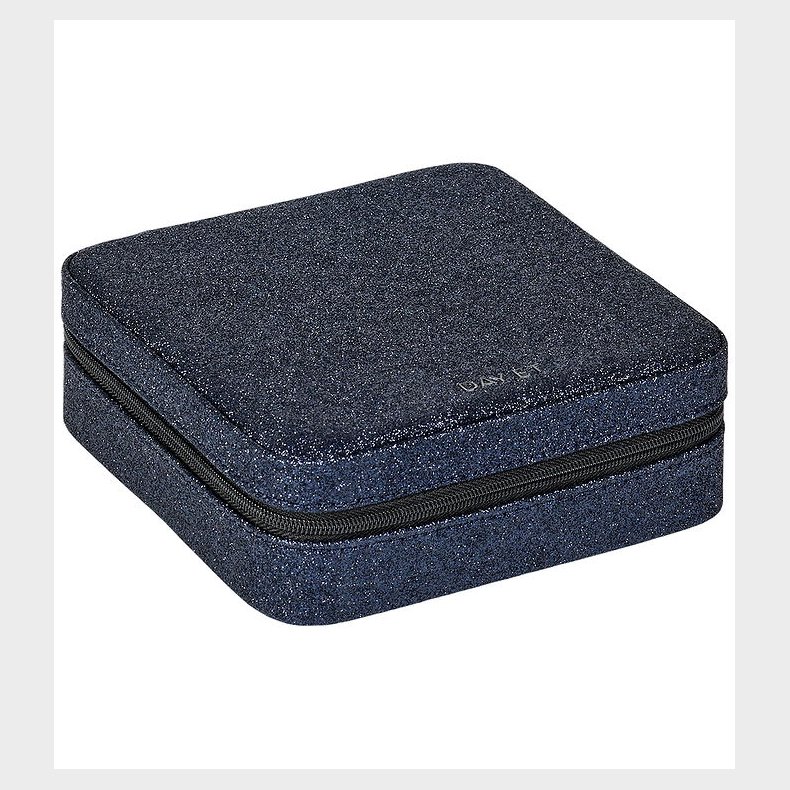 DAY ET Smykkeskrin - Glitter Jewelry Square Big - Navy Blazer