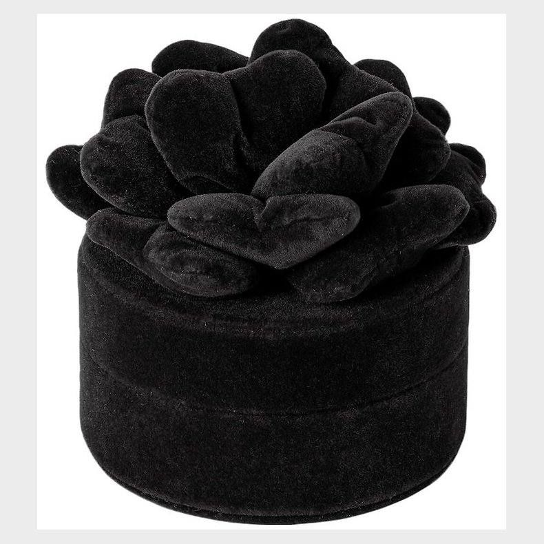 DAY ET Smykkeskrin - Velvet Flower Jewelry Round - Sort