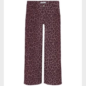 Name It Bukser - Wide - NkfRose - Burgundy/Leo