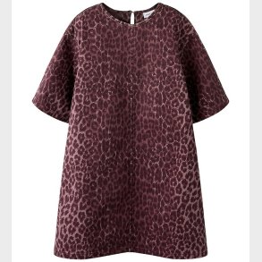 Name It Denimkjole - NkfLeo - Burgundy/Leo