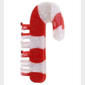 By Str Hrklemme - Sukkerstok - Hvid/Rd