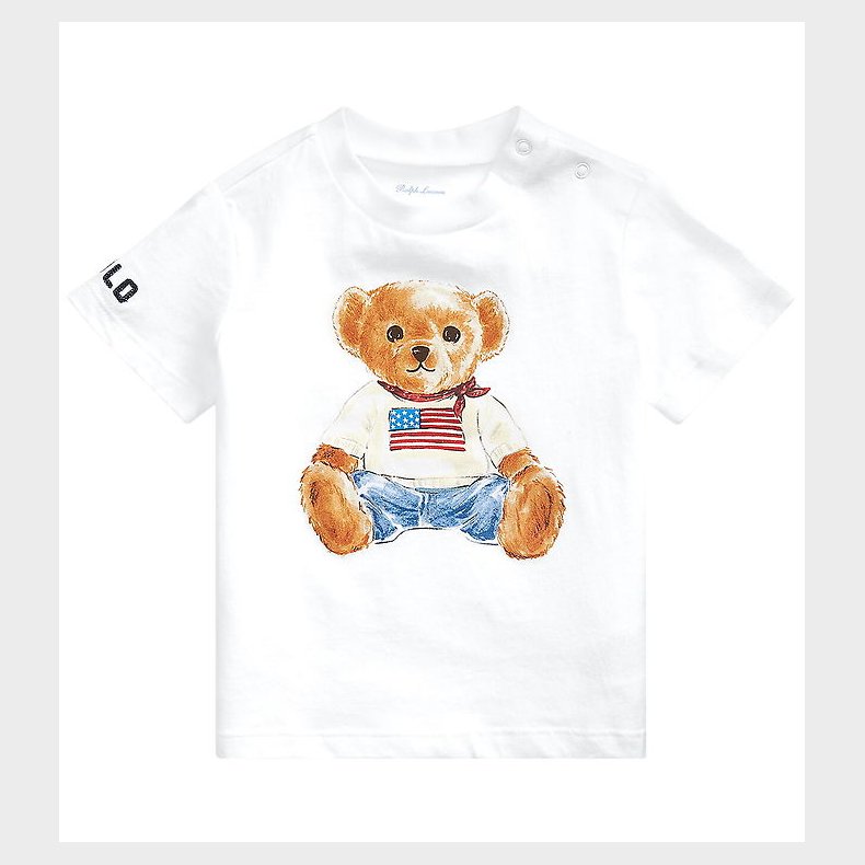 Polo Ralph Lauren T-shirt - Hvid m. Bamse