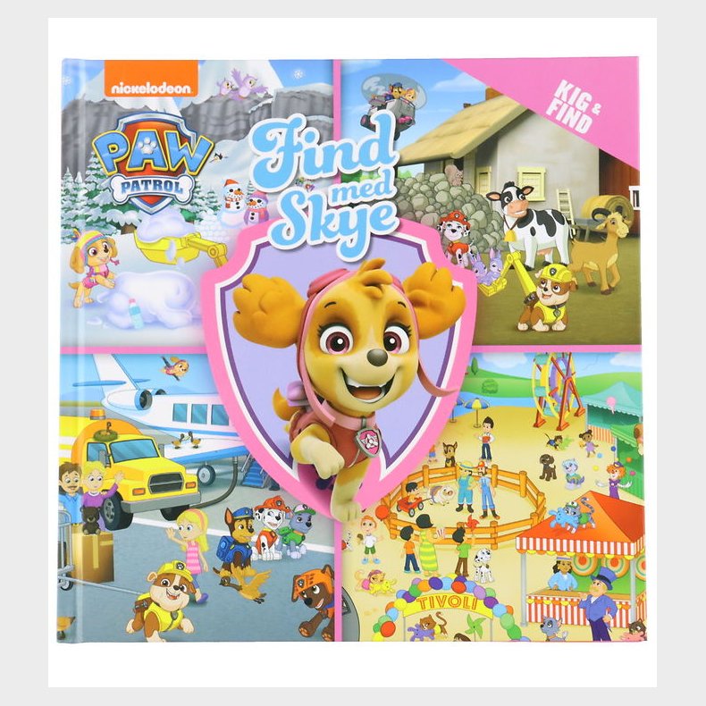 Alvilda Bog - Paw Patrol - Kig Og Find Skye