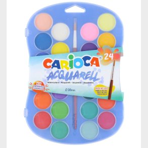 Carioca Akvarelmaling - 24 Farver