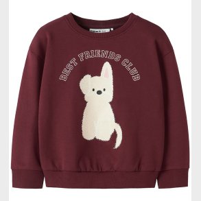 Name It Sweatshirt - NmfViloui - Burgundy/ Best Friend Club