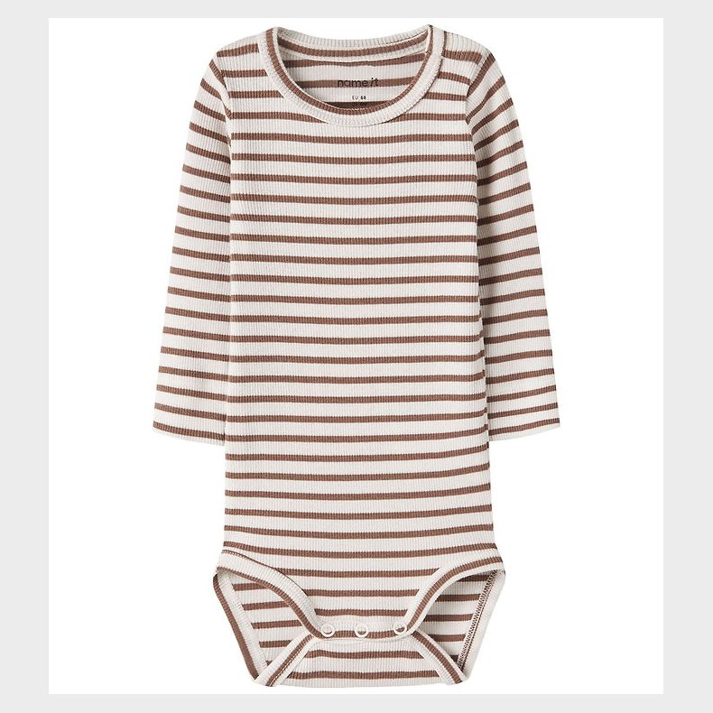Name It Body l/ - Rib - Noos - NbnBani - Toasted Coconut