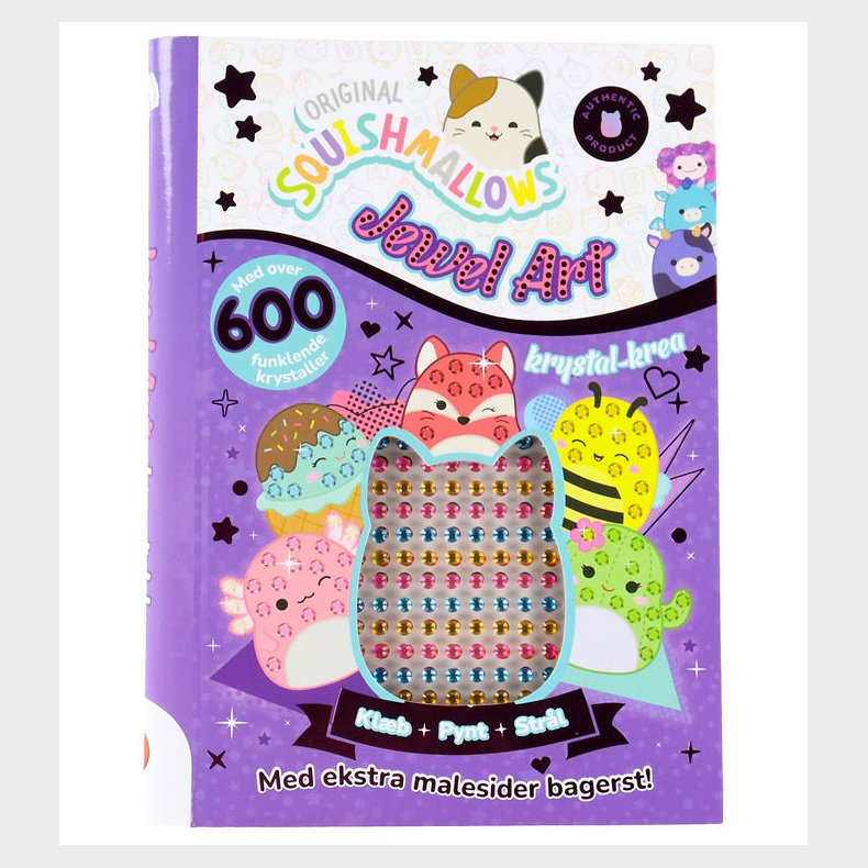 Forlaget Bolden Aktivitetsbog - Squishmallows Jewel Art